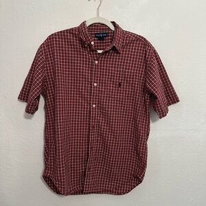 Ralph Lauren Red Checkered Men's Shirt